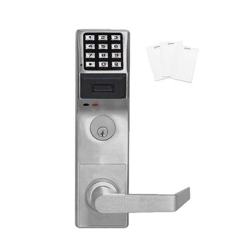 Alarm Lock AlarmLock: Trilogy Straight Lever Classroom Prox Mortise Lock Right Hand ALL-PDL3500CRR-26D